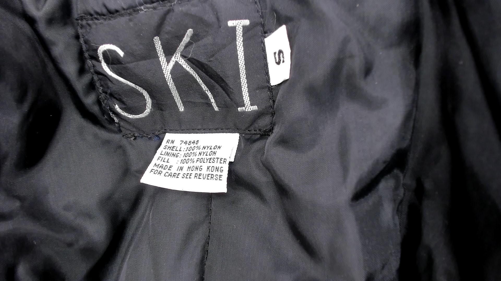 90s Colorblock Ski Jacket Teal Black Puffer Pink Zippers Small S