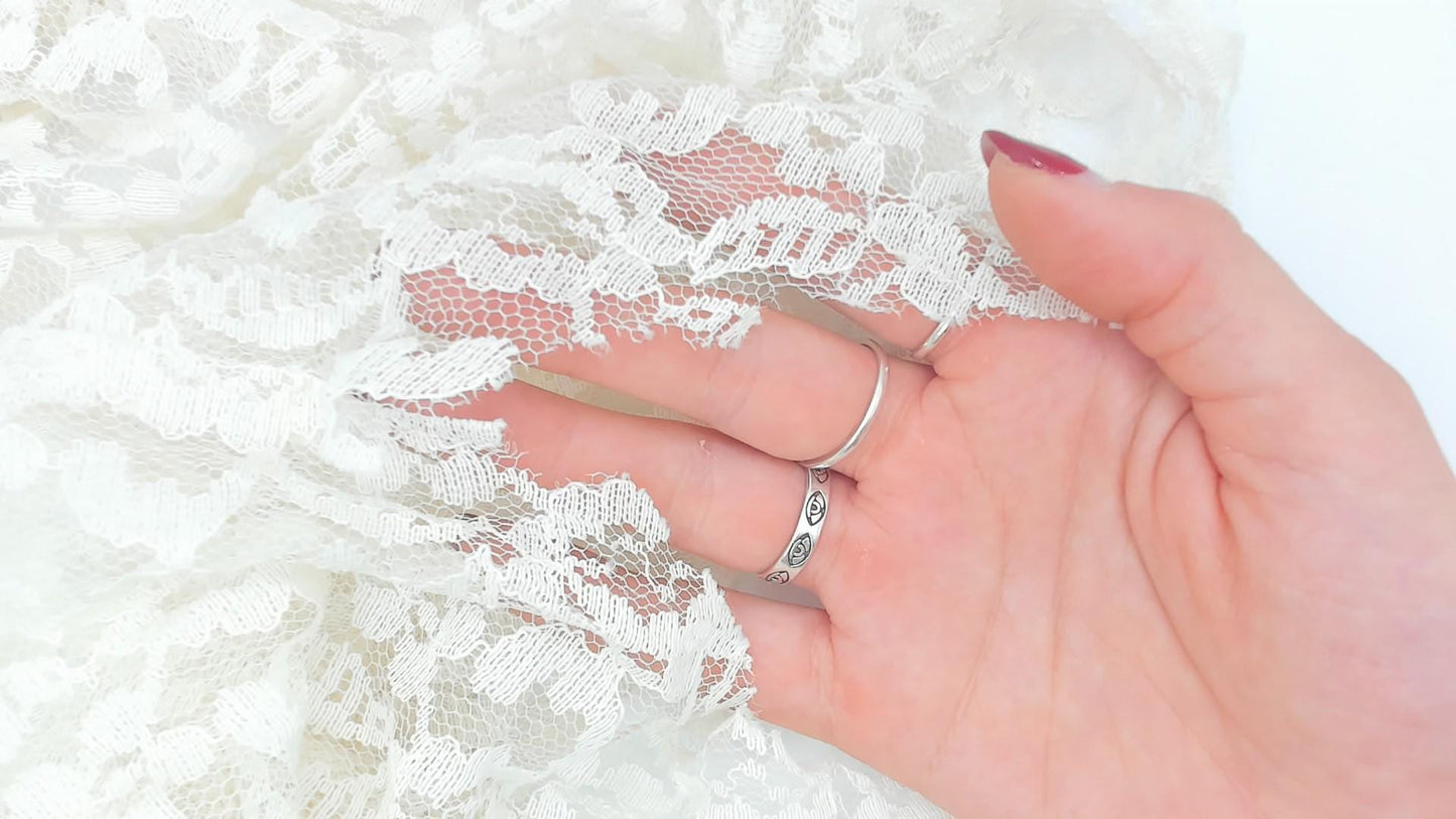 60s Ivory Lace Gown Cap Sleeve A-Line Floral Overlay Cream Sash Small