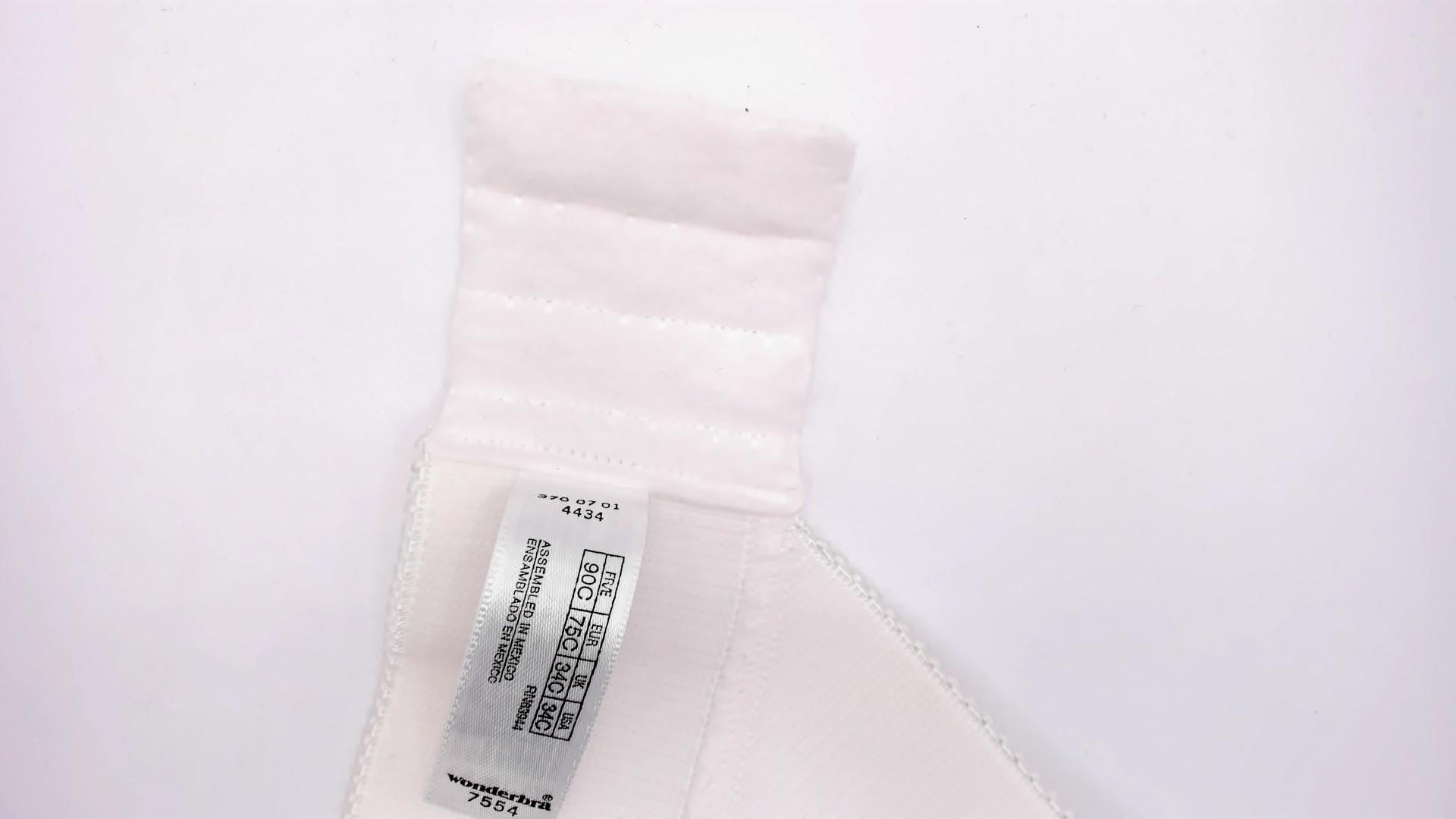 Wonderbra White Satin Bustier Strapless Sweetheart Crop 34C