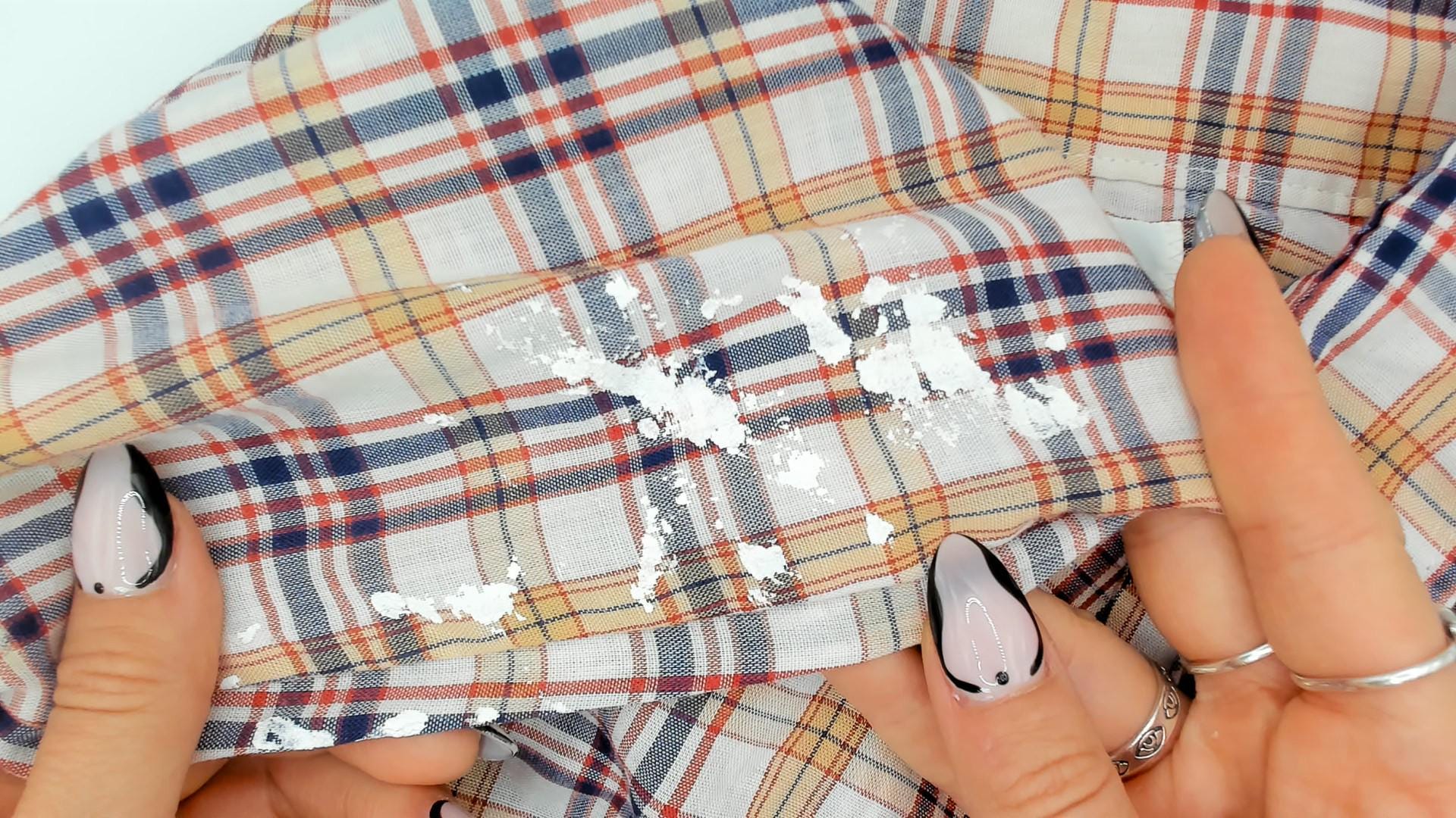 80s Levi Strauss Plaid Flannel Shirt White Navy Red Cotton Large L