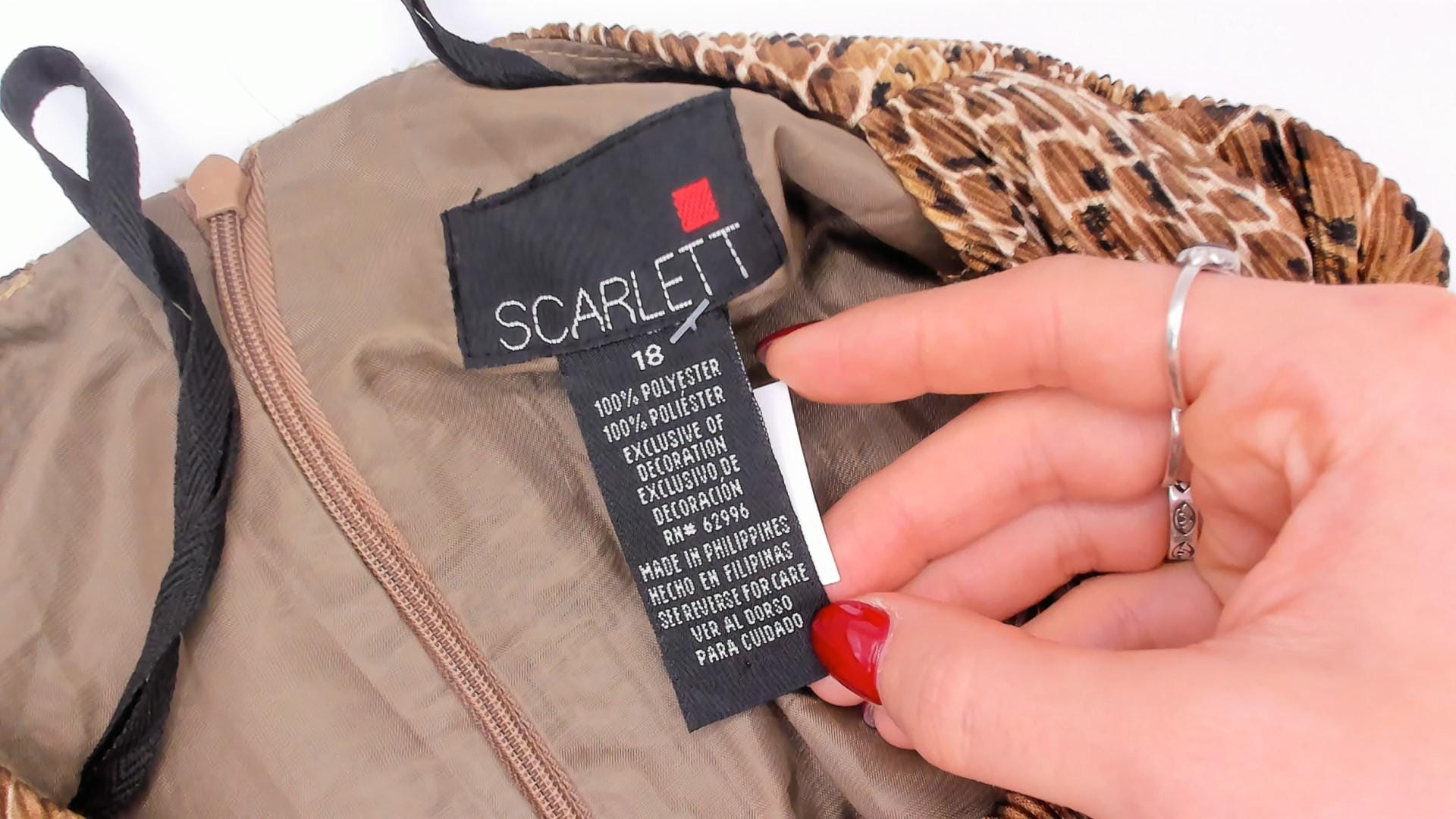 90s Scarlett Snakeskin Maxi Dress Brown Tan Black Animal Print Shift Extra Large