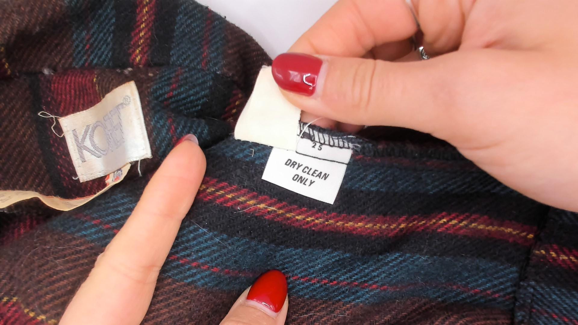 80s Koret Wool Blazer Burgundy Teal Striped Herringbone Notched Lapel Medium Large