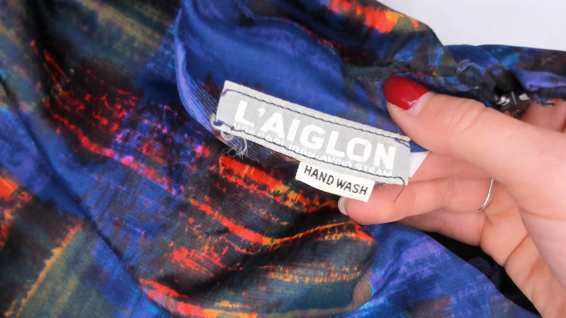 1960s L'Aiglon Cobalt Orange Plaid Dress Boat Neck Pleated Midi Large