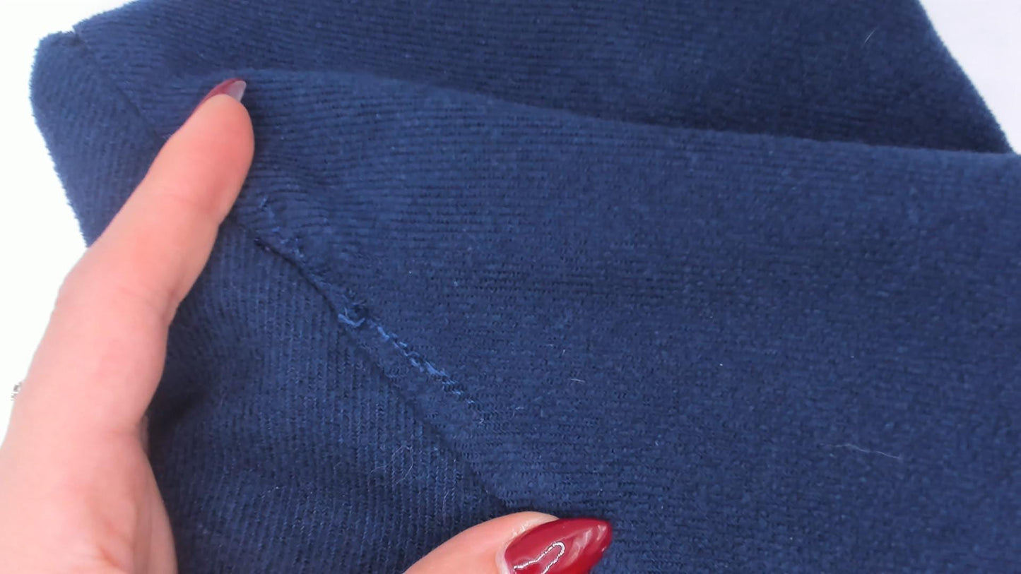 70s Bootleggers Navy Flare Pants High Rise Bell Bottom Denim Dark Blue XXS