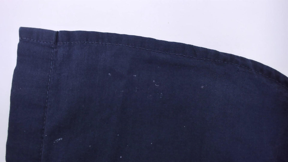 90s Blair Western Shirt Navy Pearl Snap Embroidered Saddle Mens Medium