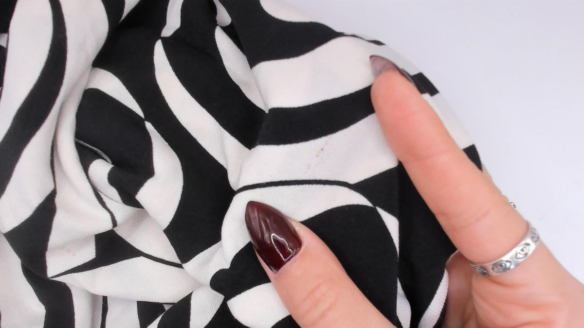 Y2K Maggy London Halter Dress Black White Swirl Print Open Back Medium M