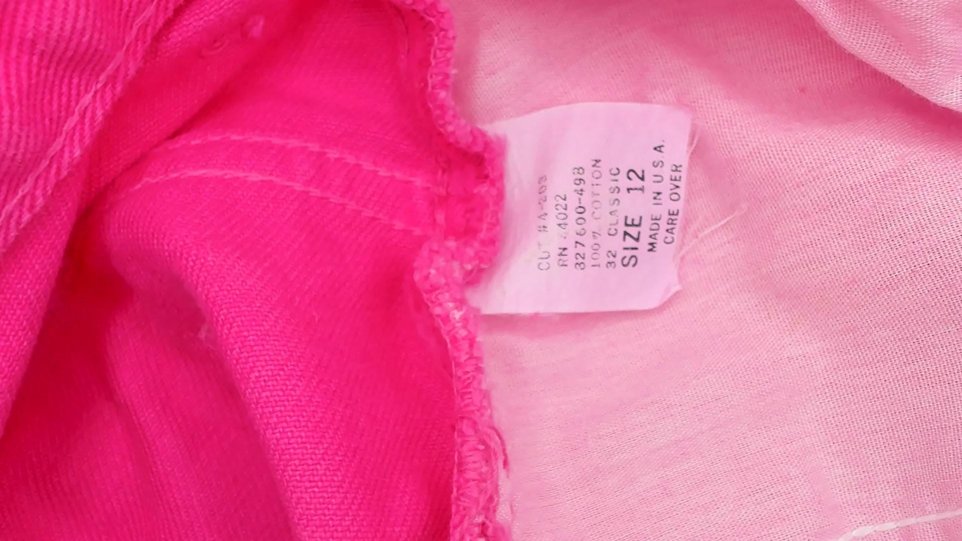 90s Moda Intl Hot Pink High Rise Straight Leg Jeans Cotton Denim Large L