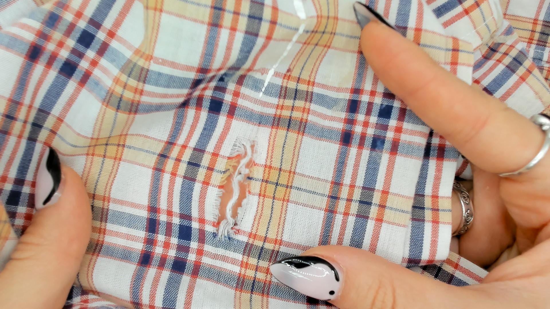 80s Levi Strauss Plaid Flannel Shirt White Navy Red Cotton Large L