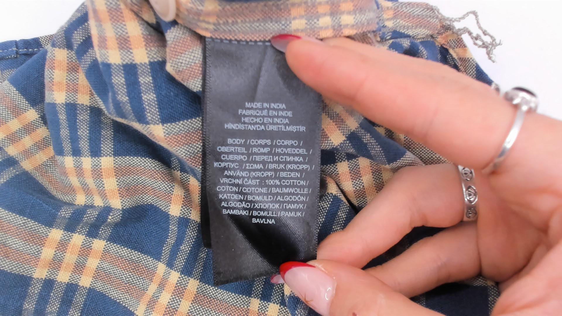 90s Ralph Lauren Plaid Flannel Shirt Teal Cream Cotton Small S