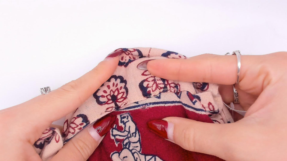 70s Indian Block Print Cotton Wrap Skirt Maxi Burgundy Navy Elephant Peacock Small