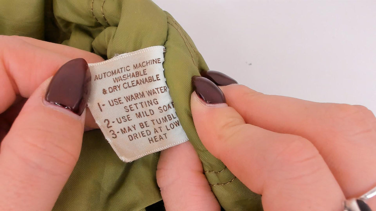 60s Olive Hooded Parka Jacket Nylon Military Field Coat Snap Zip Small