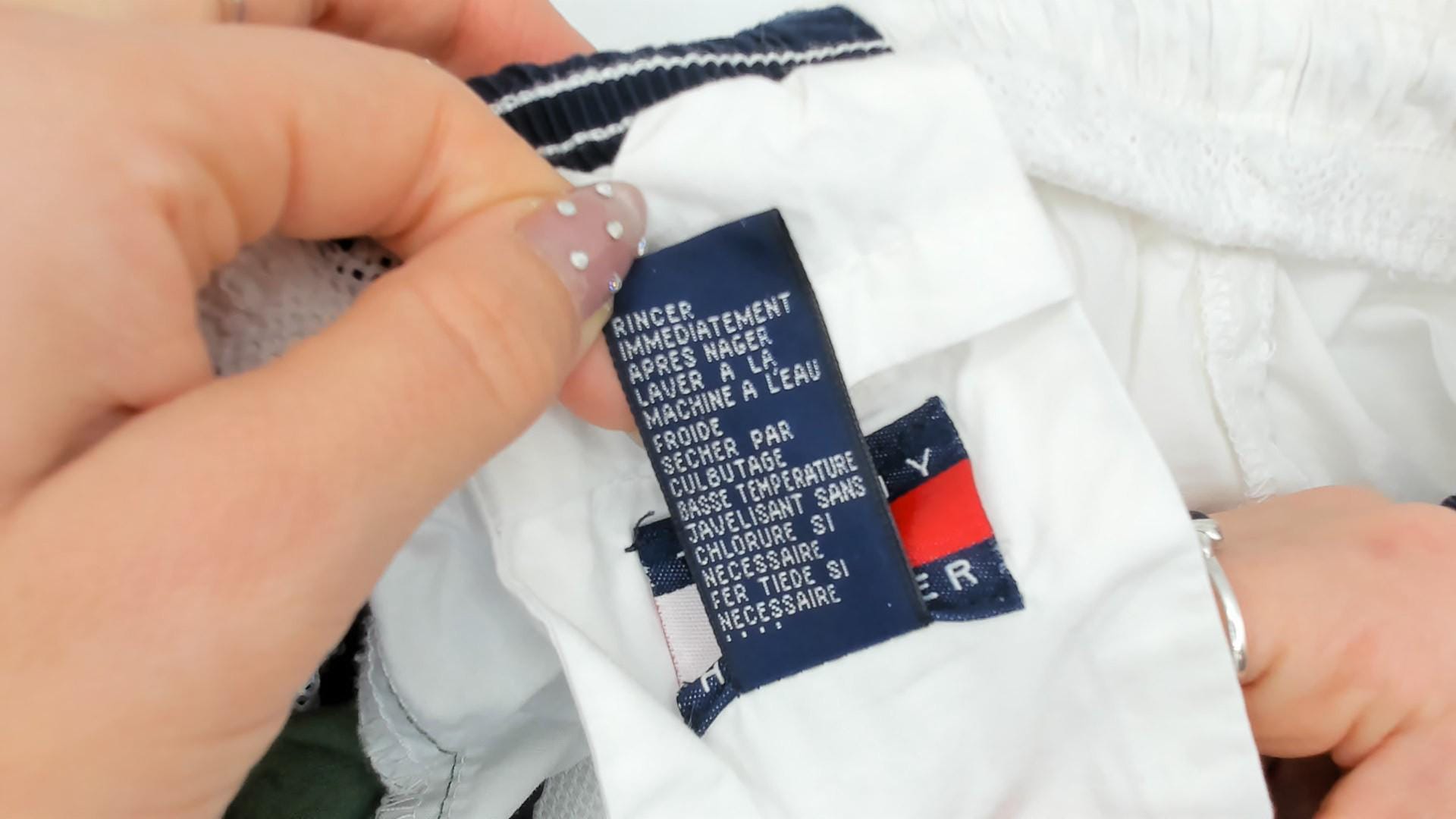 Tommy Hilfiger Y2K Colorblock Swim Shorts Navy Red Green White Extra Large XL