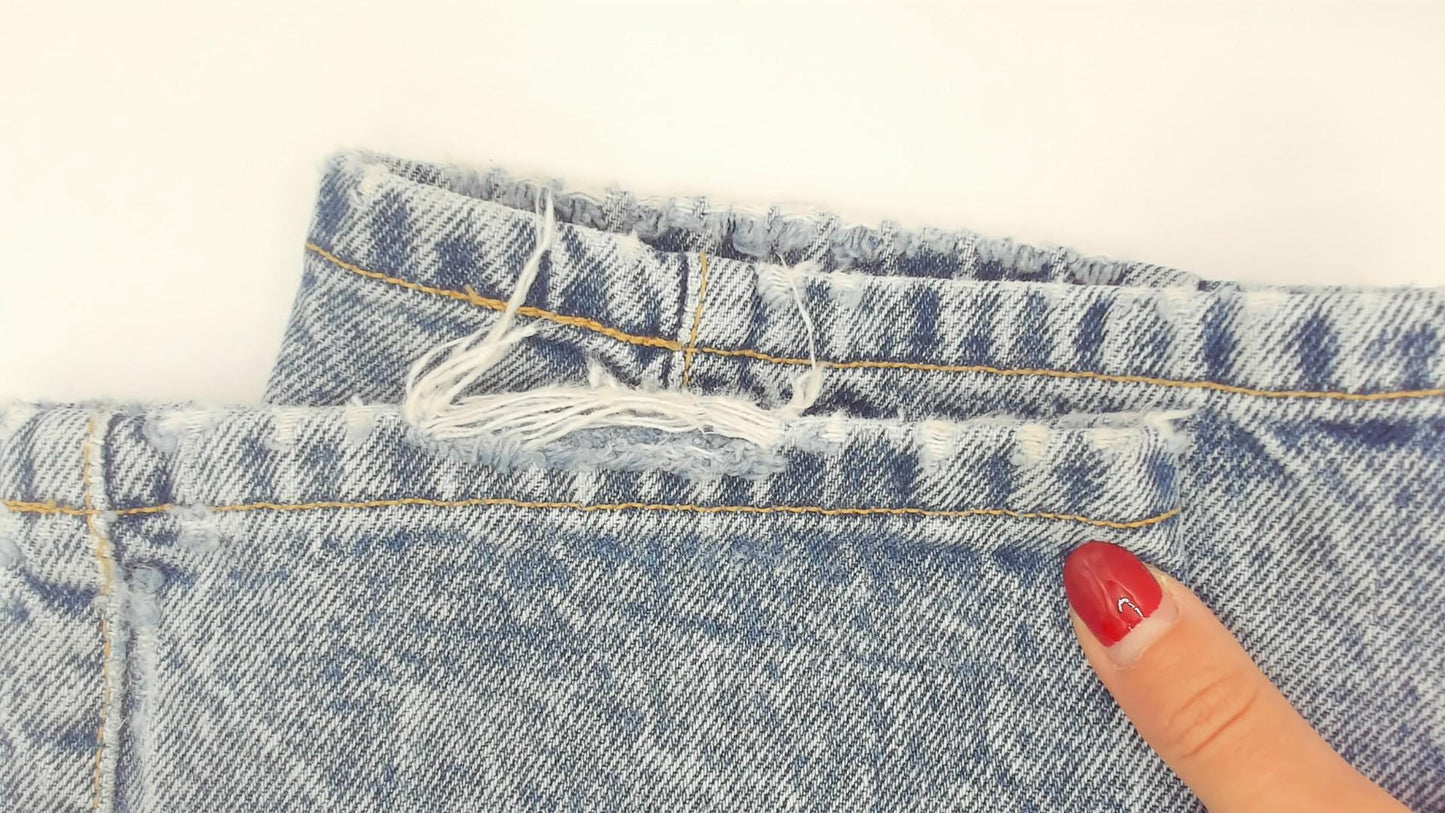 90s Georges Marciano Guess Acid Wash High Waisted Mom Jeans Blue 34