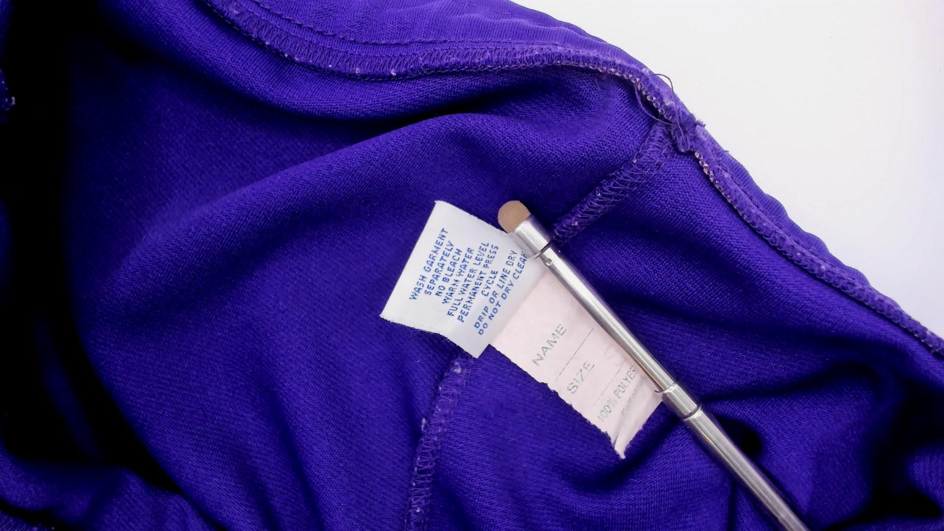90s Varsity Purple Athletic Shorts Low-Rise Mini Elastic Waist Small S
