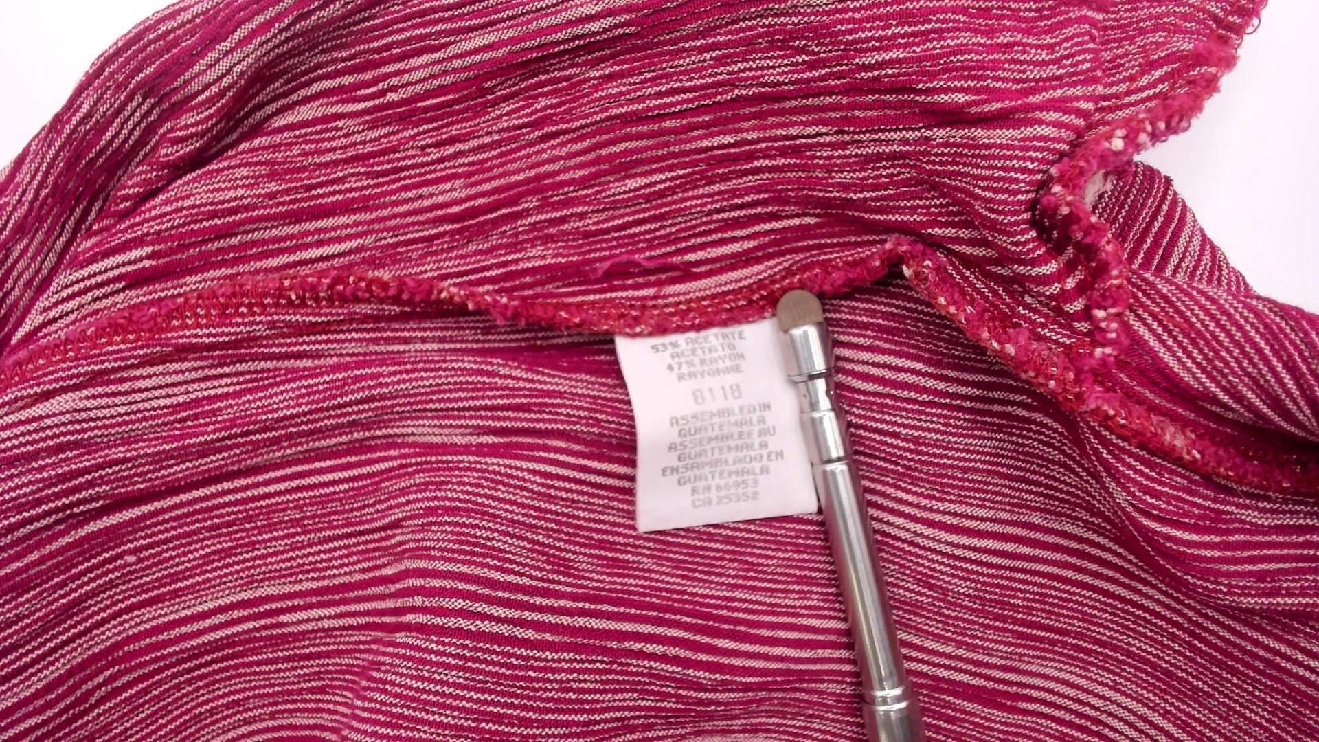 80s Leslie Fay Burgundy Striped Pleated Culottes Wide Leg Cropped Medium