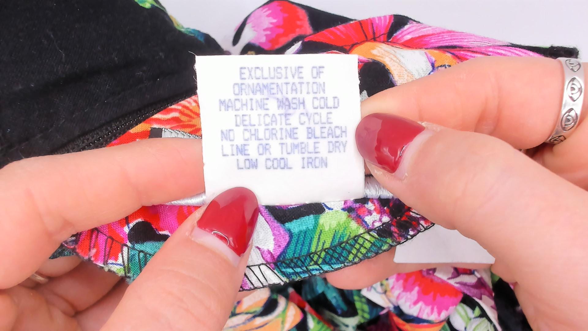 90s D.L. Originals Tropical Floral Sundress Black Pink Cotton Plus Size 1X