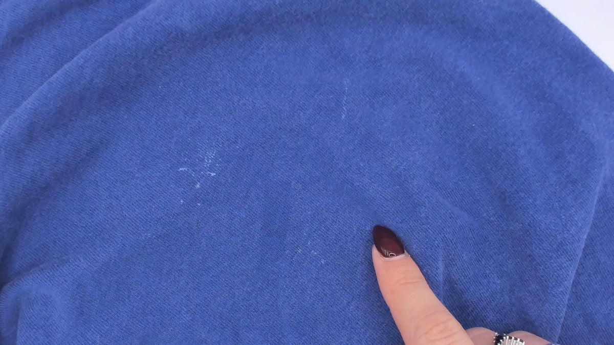 90s Anvil Alaska Graphic Tee Cobalt Blue Cotton Faded Print Extra Large