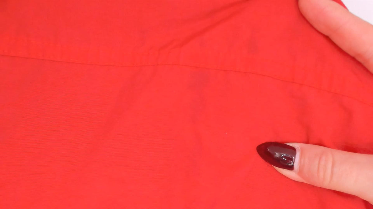 90s White Sierra Red Bomber Jacket Navy Fleece Lined Windbreaker Large L