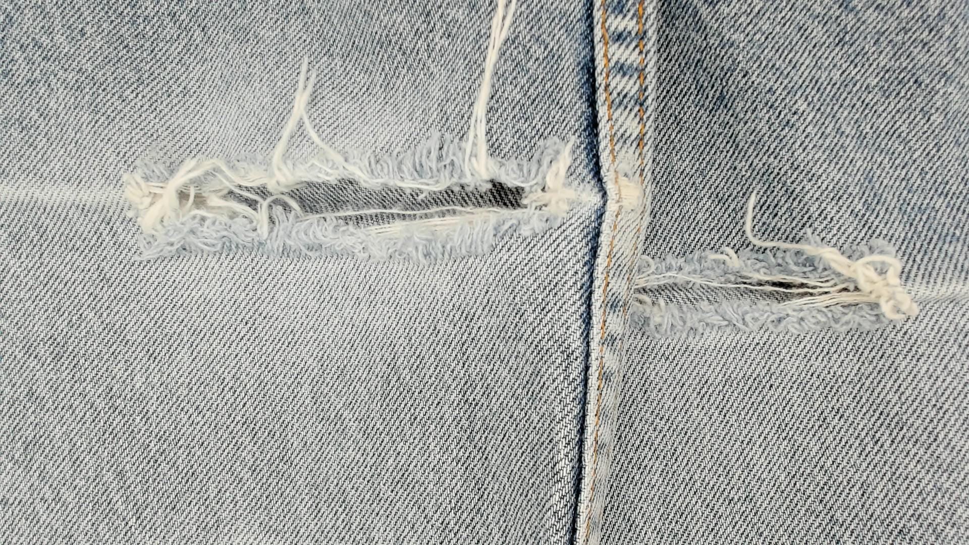 Levi's 505 Light Wash Jeans 2000s Straight Leg Denim Cotton W36 L30