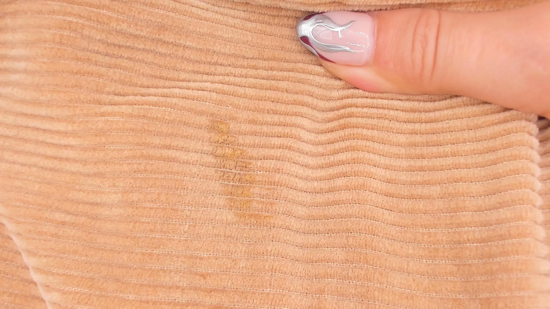 70s JCPenney Tan Corduroy Sherpa Coat Button Front Jacket Medium M