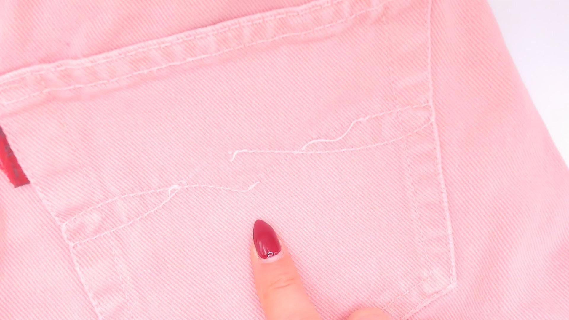 90s Lei Pink Denim Shorts High-Waisted Cuffed Cotton Jean Cut-Offs Small S