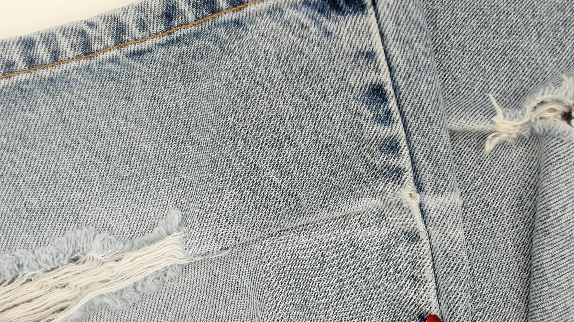 Levi's 505 Light Wash Jeans 2000s Straight Leg Denim Cotton W36 L30