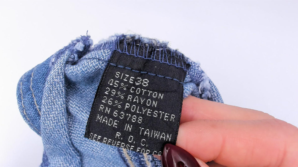 90s Juleigh Jean Denim Vest Blue Snap Button Sleeveless Large L