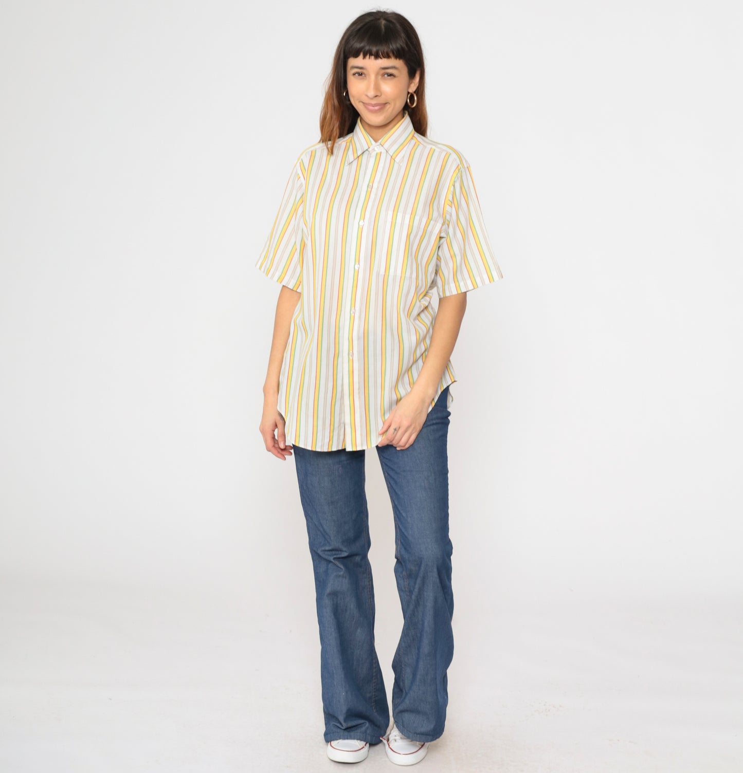 70s Striped Brooks Brothers Shirt Men's 15 1/2