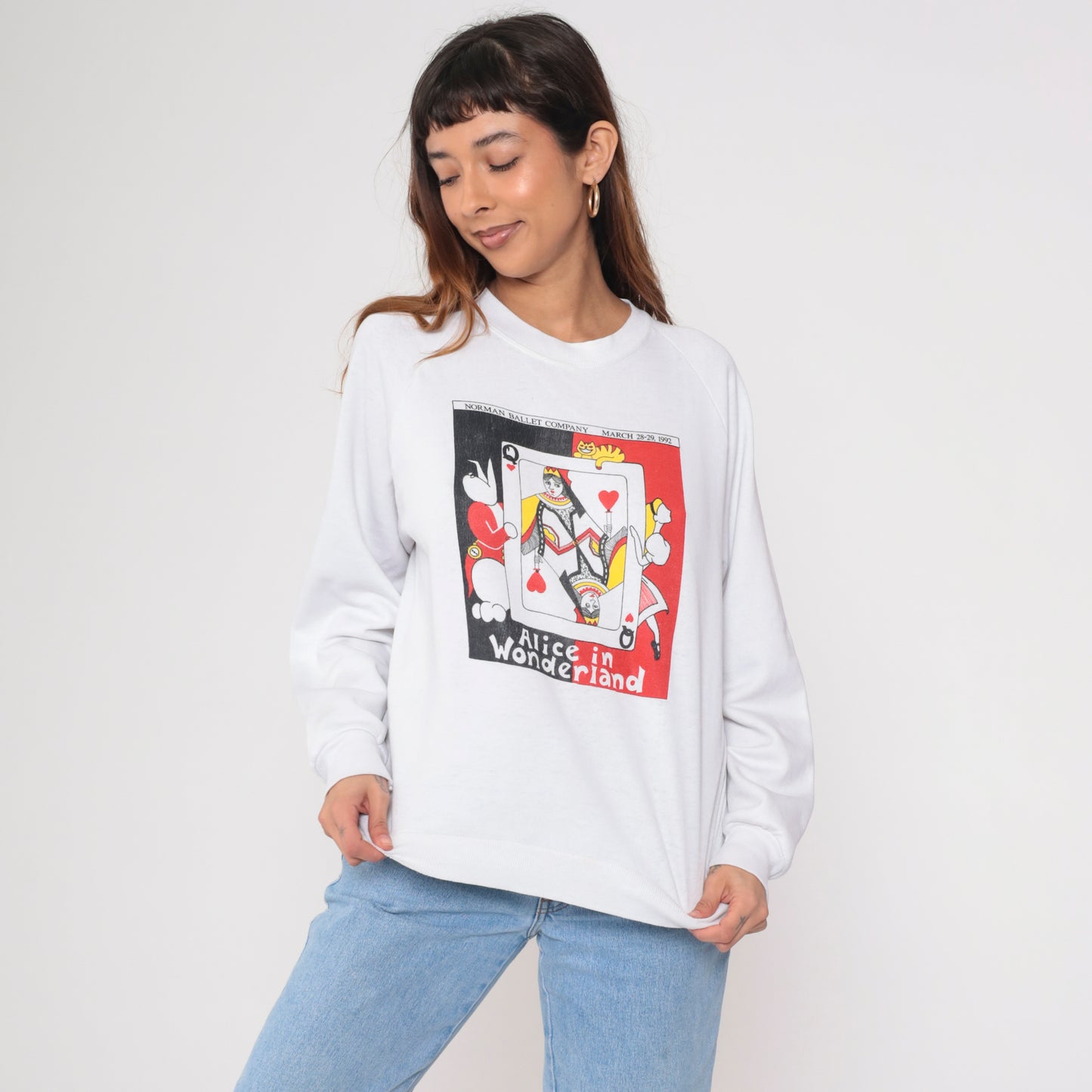 1992 Alice In Wonderland Norman Ballet Company Sweatshirt L