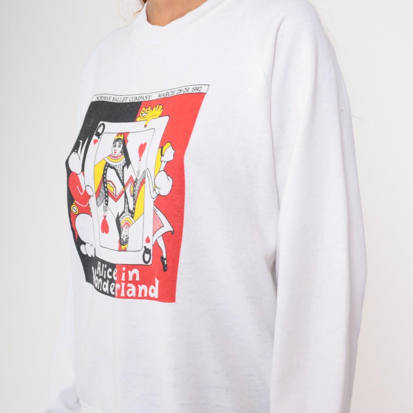 1992 Alice In Wonderland Norman Ballet Company Sweatshirt L