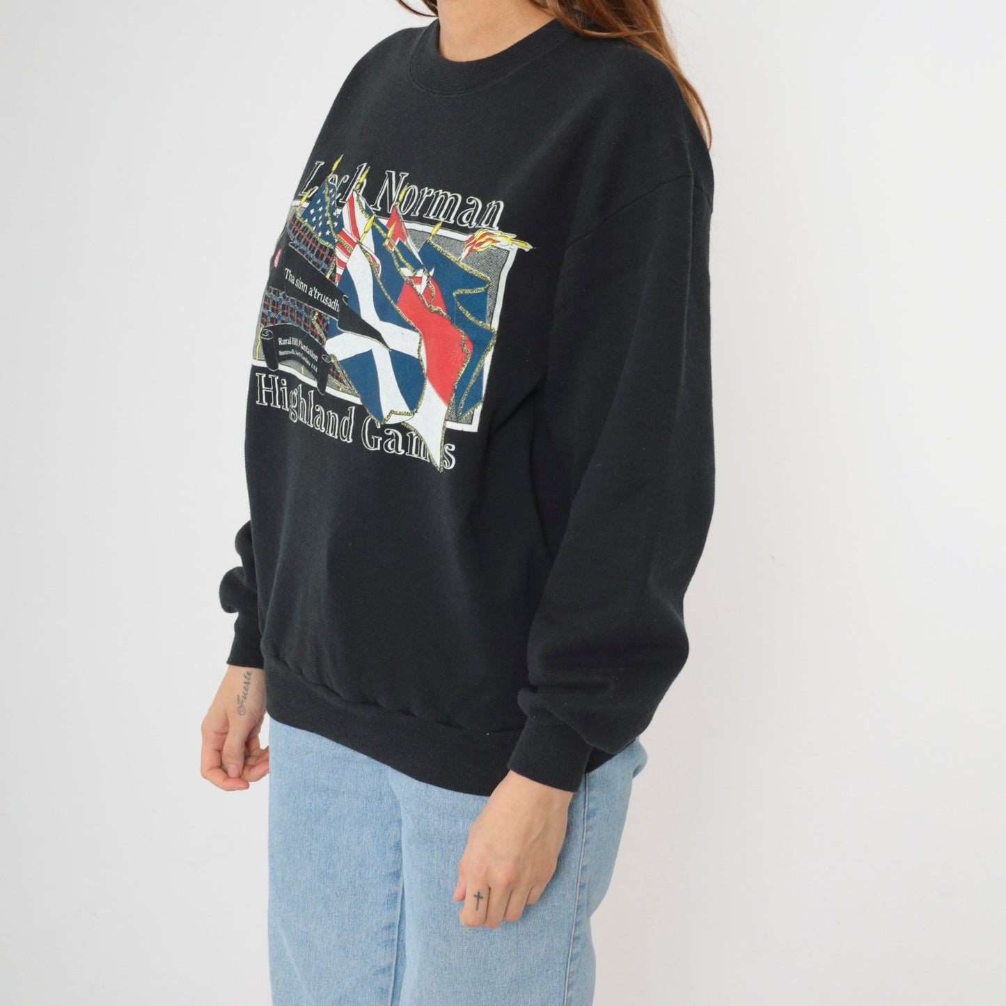 Vintage Loch Norman Highland Games Sweatshirt M