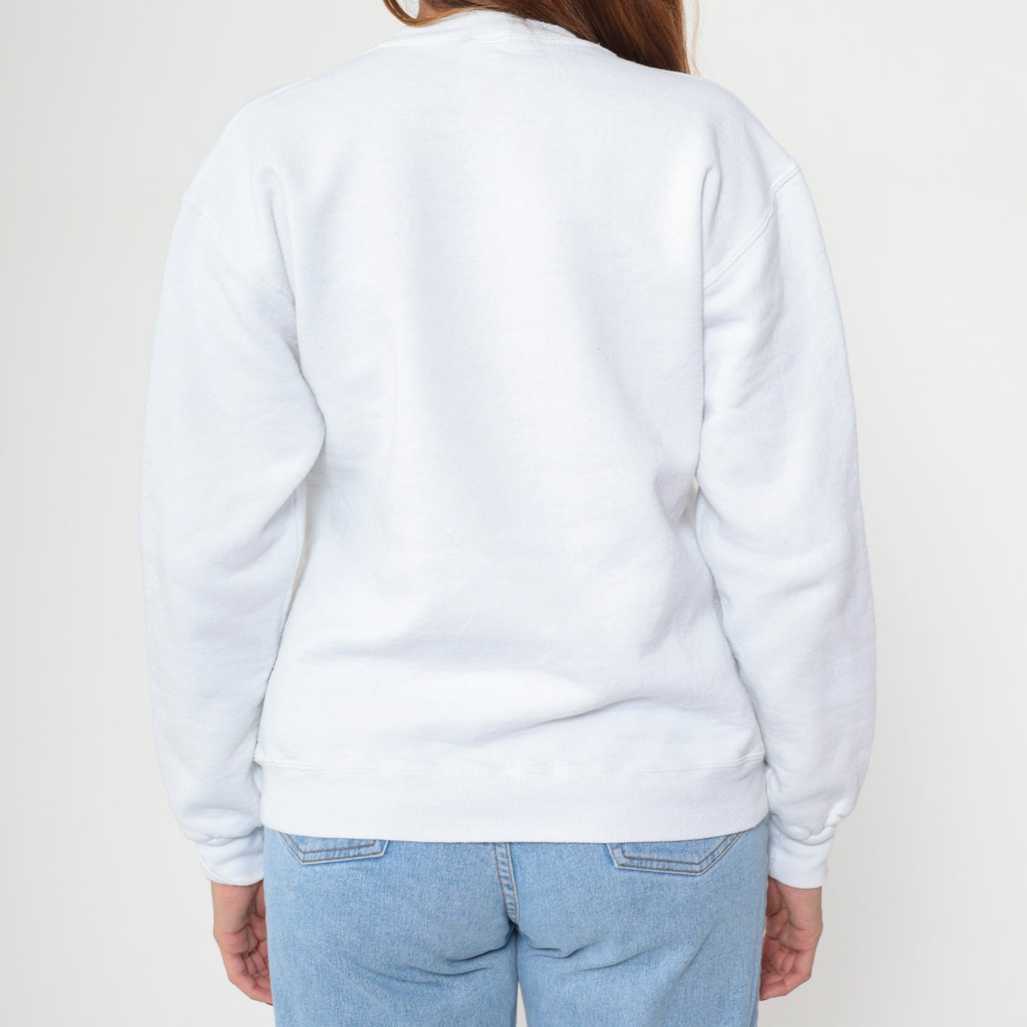 Iowa Medicine Sweatshirt Russell Athletic 90s University College White Crew Neck Cotton Herky Mascot Vintage Medical School AMSA Medium M