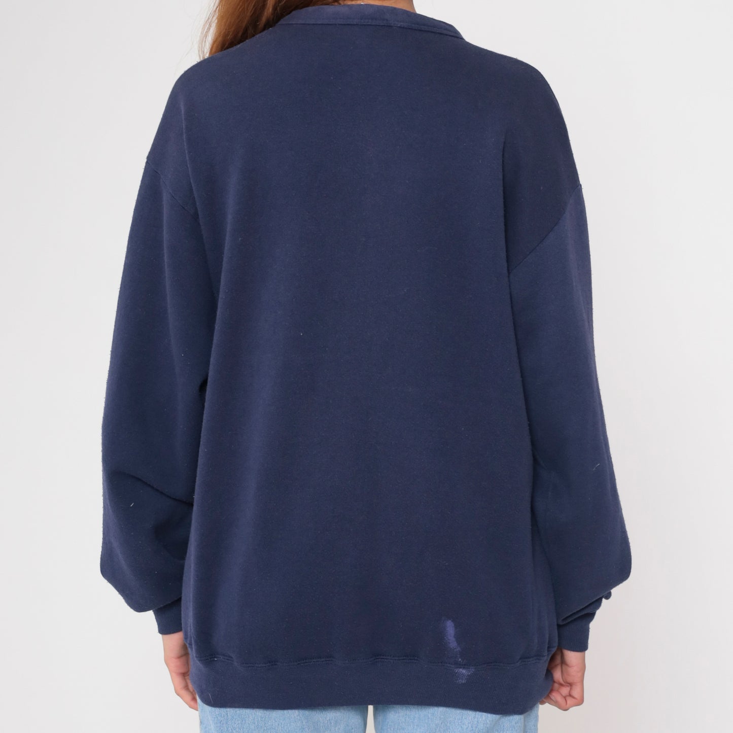 80s West Virginia University Cardigan Sweatshirt M