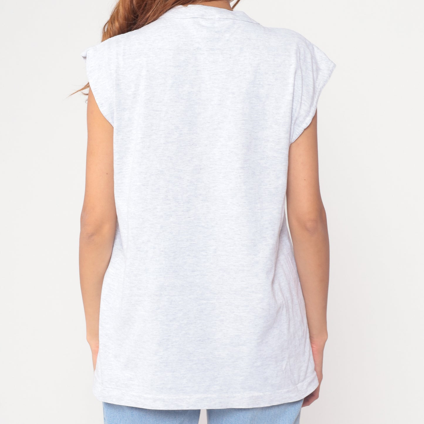 90s Phoenix Suns Basketball Tank Top Sleeveless Gray Purple Orange Vintage Sports Jersey Team 7 NBA Athletic Streetwear Y2K Large L