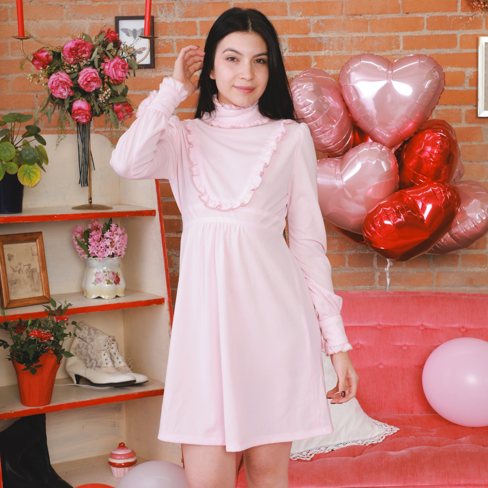 70s Babydoll Dress Baby Pink Mini Dress Mod Ruffle Bib Shopexile 70s Babydoll Dress Baby Pink Mini Dress Mod Ruffle Bib Shopexile