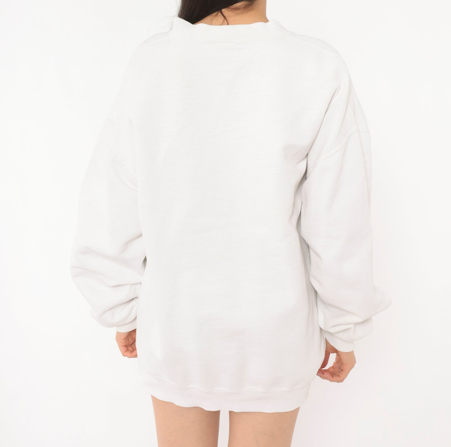 90s UCSB Sun Graphic Sweatshirt White Cotton College University Santa Barbara Pullover Collegiate Vintage Cream Unisex Top Extra Large XL