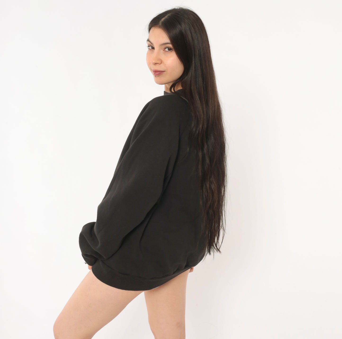 St Marys Church Sweatshirt 90s Byzantine Catholic Johnstown Pennsylvania Graphic Sleeve Black Gold Pullover Hanes Vintage Extra Large XL