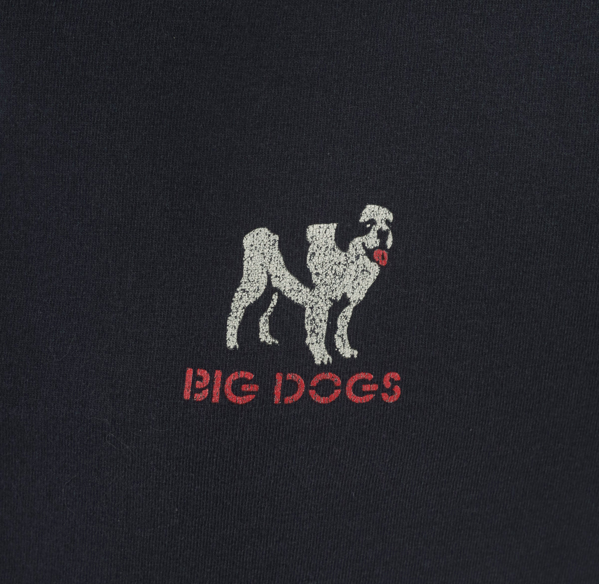 South Bark Big Dogs Parody Tee 2000s Dog South Park Humor Novelty Cotton Navy Blue Funny Animal Cartoon Comedy Vintage Short Sleeve Medium M