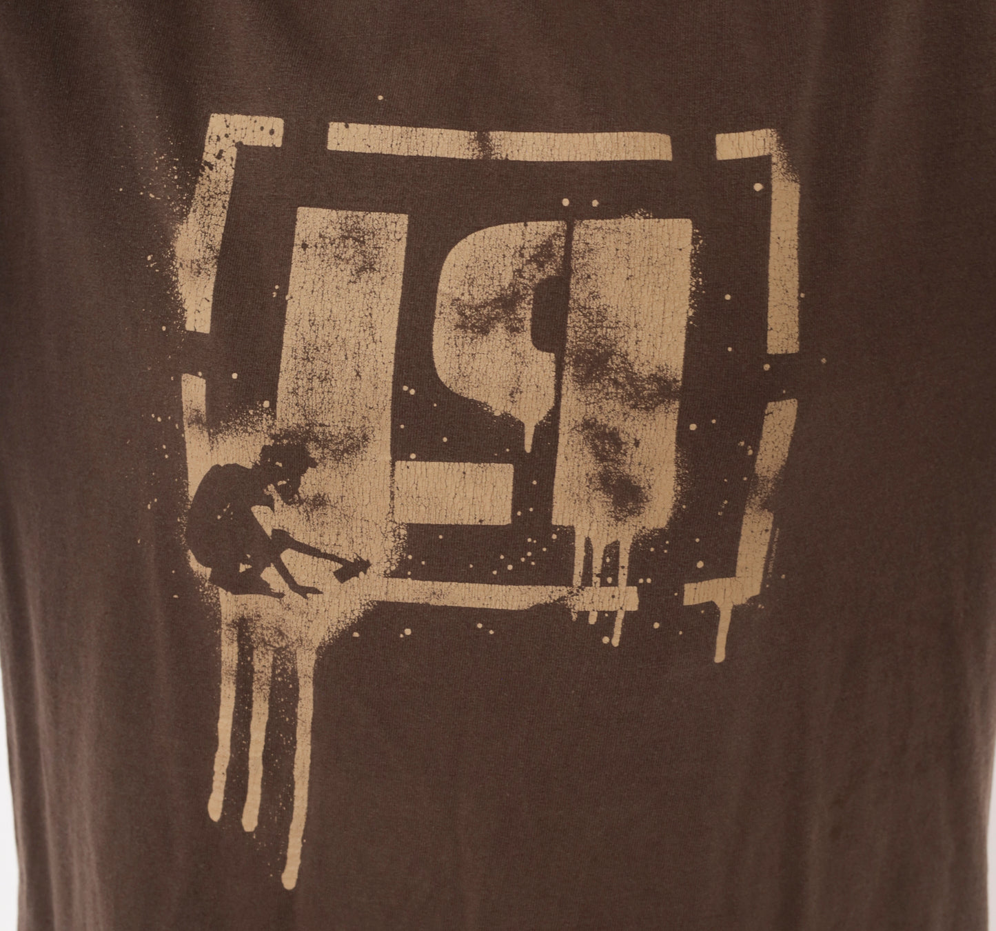 Linkin Park 2003 Tour Tee Chocolate Brown Band Shirt Summer Concert Graphic Cotton Nu Metal Rock Music Vintage Mocha Coffee Unisex Large L