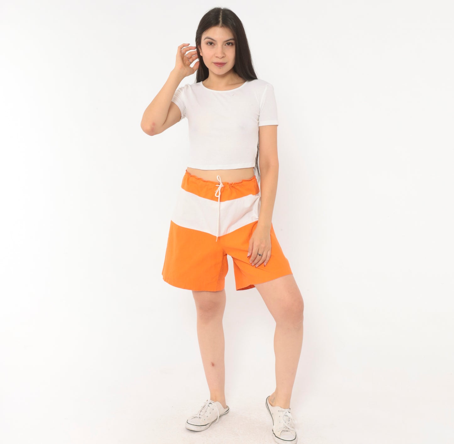 90s Princeton Swim Trunks Orange White Board Beach University Collegiate Ivy League Vacation Summer Nutmeg Mills Vintage Extra Large XL