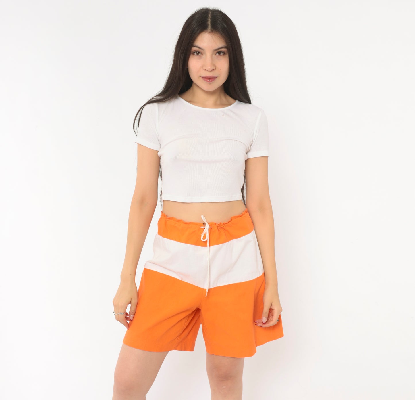 90s Princeton Swim Trunks Orange White Board Beach University Collegiate Ivy League Vacation Summer Nutmeg Mills Vintage Extra Large XL