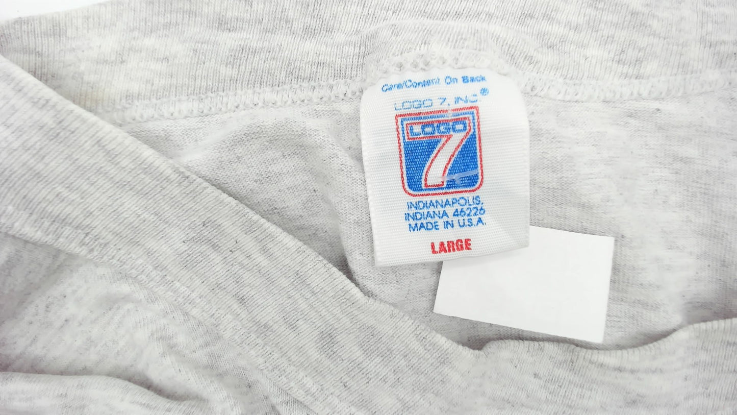 90s Phoenix Suns Basketball Tank Top Sleeveless Gray Purple Orange Vintage Sports Jersey Team 7 NBA Athletic Streetwear Y2K Large L