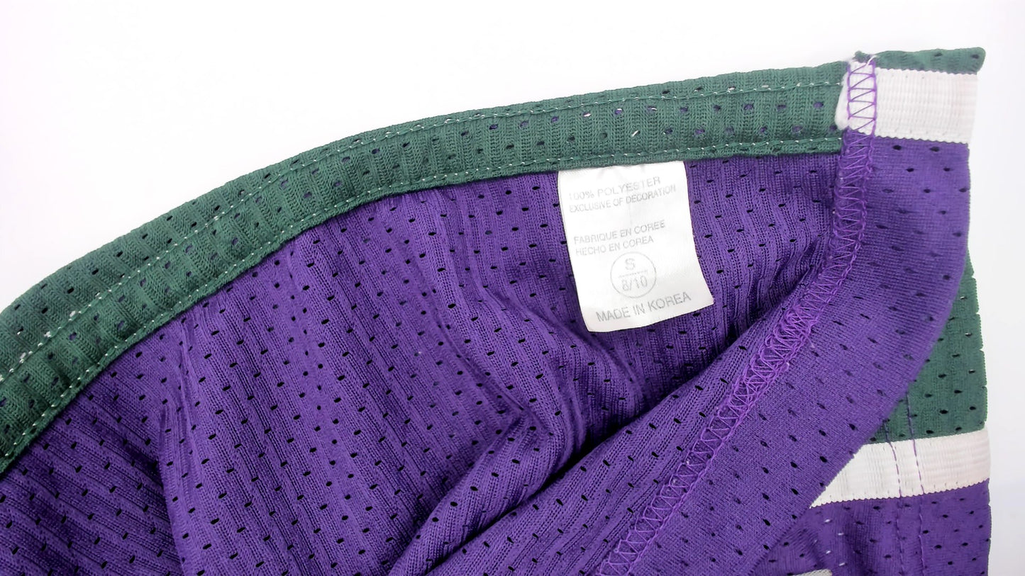 Milwaukee Bucks Jersey Nike Purple Green Basketball NBA Y2K Vintage Number 11 Ford Mesh Athletic Streetwear Top Womens Extra Small XS