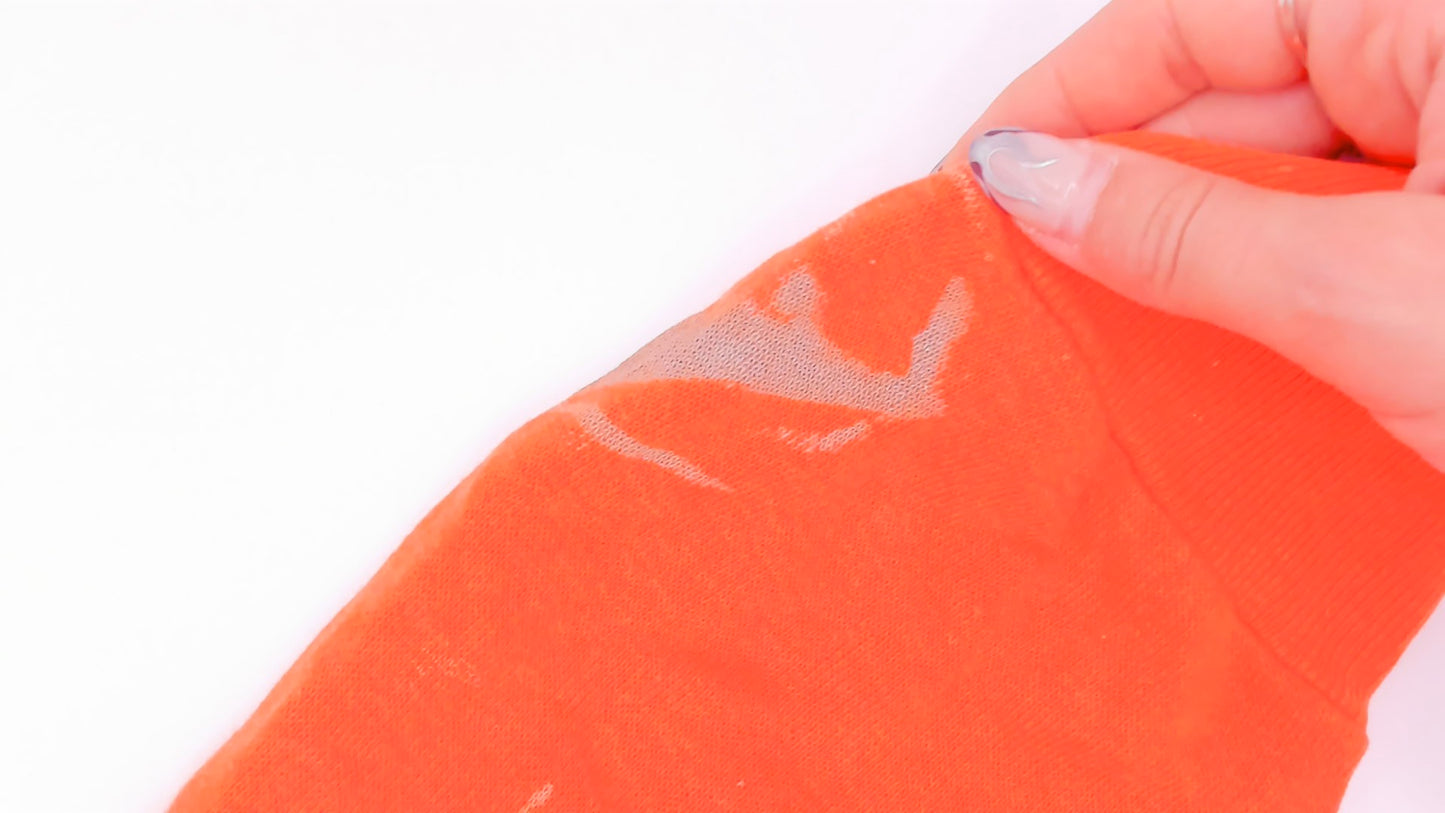 BellSouth Adopt A Student Program 90s Sweatshirt Orange Raglan Sleeve Pullover Vintage Collegiate Athletic Streetwear Unisex Extra Large XL