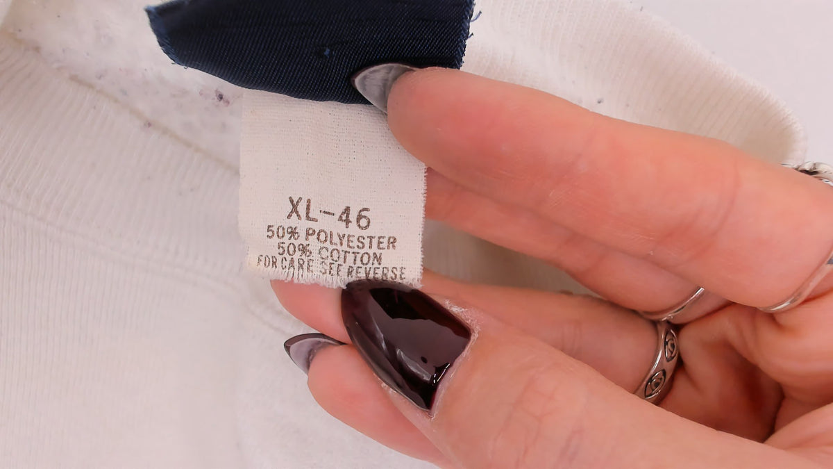 90s Cropped Sweatshirt Cream Wooster College Graphic Crewneck Cotton Long Sleeve Boxy Raw Hem Collegiate Preppy Brown Orange Crop Top Shirt Vintage Jan Sport Medium M