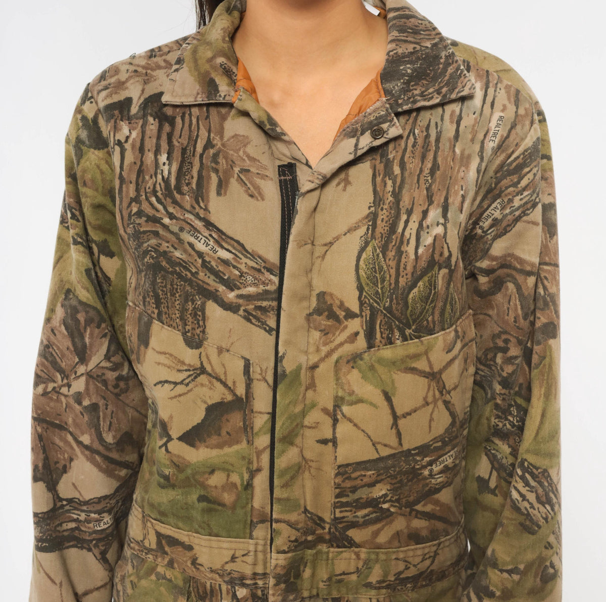 90s Walls Blizzard Pruf Realtree Camo Coveralls Insulated Jumpsuit Small