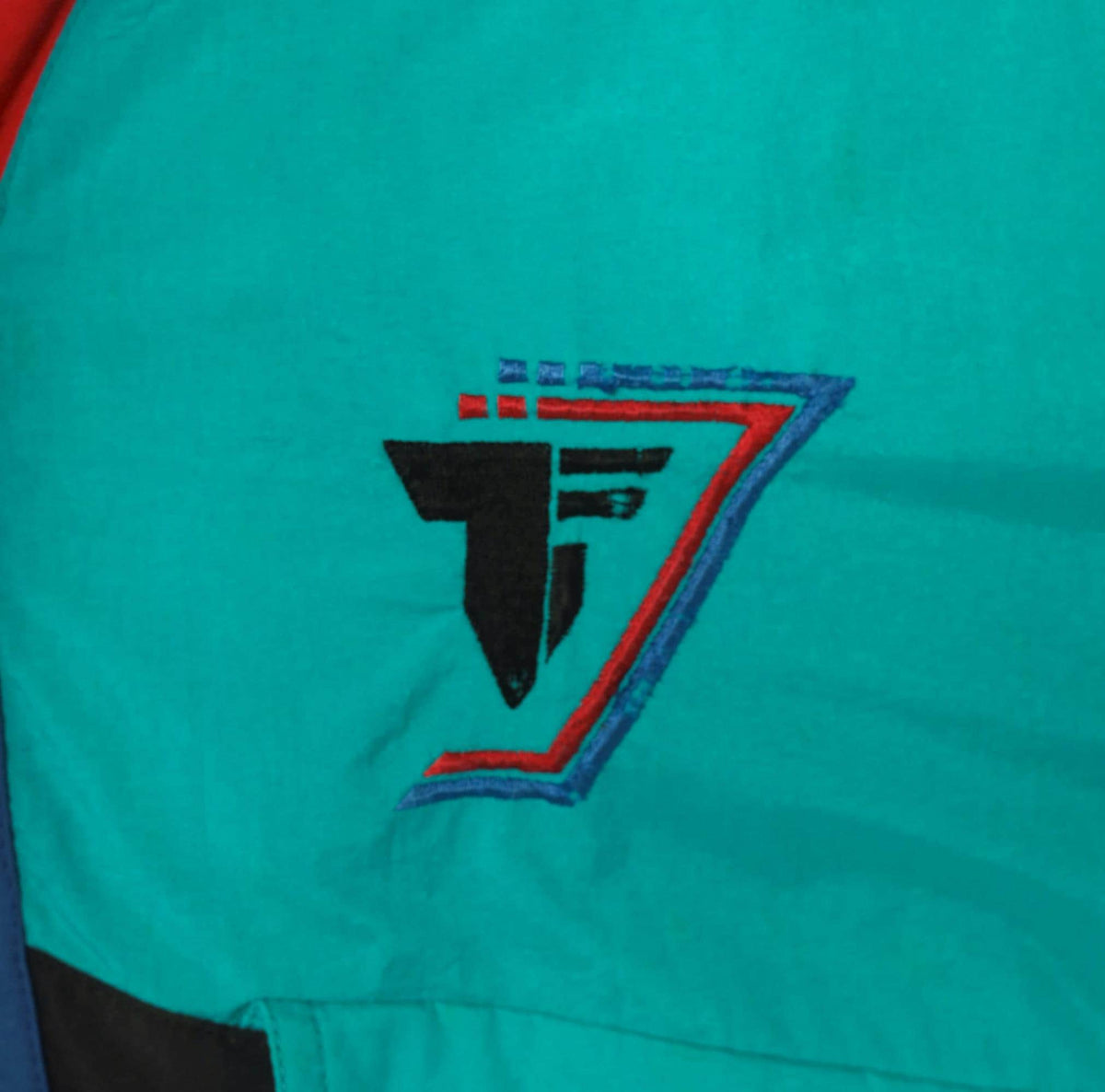 90s Tyrolia Teal Color Block Ski Jacket Small S