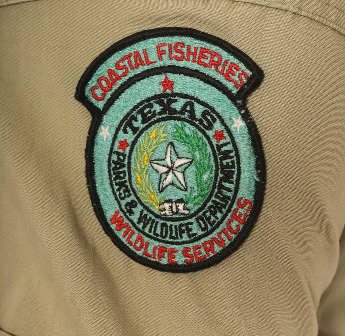 80s Texas Parks Wildlife Beige Coveralls Jumpsuit Short Sleeve Medium