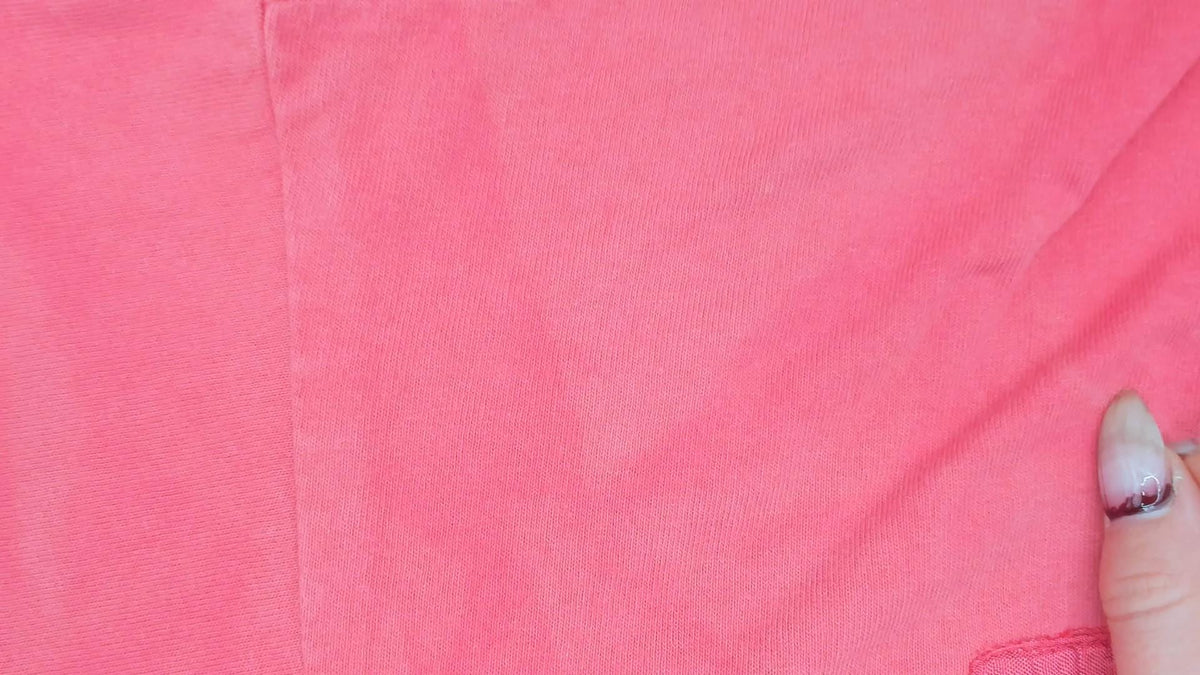 Y2K Johnny Was Coral Embroidered Cotton Tee Figures Folk Art Medium M