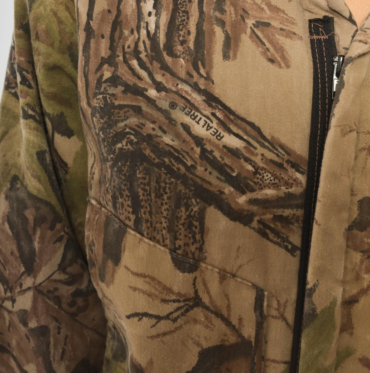 90s Walls Blizzard Pruf Realtree Camo Coveralls Insulated Jumpsuit Small